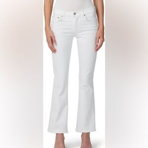 NWT Citizens Of Humanity “Emmanuelle” Low Rise Boot Cut Jeans in White Sz 27